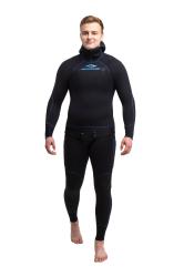 Гидрокостюм Hunter Pro 10мм нейлон/открытая пора черный