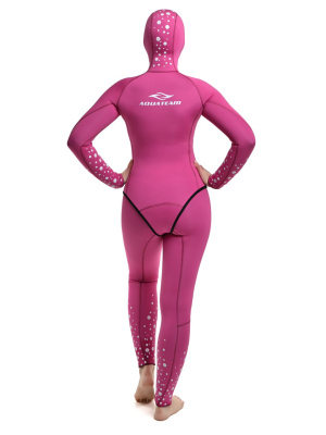 Гидрокостюм для фридайвинга розовый «Жемчуг», 3мм